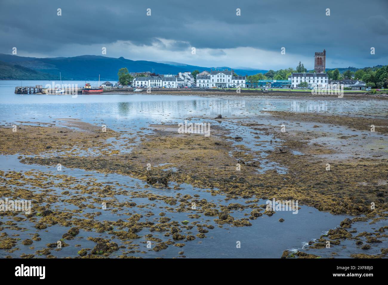 Geografie / Reise, Großbritannien, Schottland, Blick auf Inveraray am Loch Fyne, ADDITIONAL-RIGHTS-CLEARANCE-INFO-NOT-AVAILABLE Stockfoto