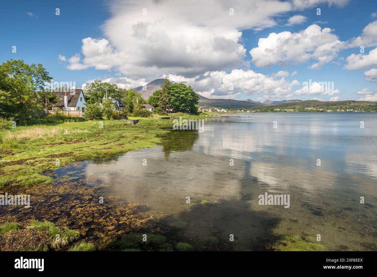 Geografie / Reise, Großbritannien, Schottland, Küstenlandschaft in der Nähe von Broadford, Isle of Skye, ADDITIONAL-RIGHTS-CLEARANCE-INFO-NOT-AVAILABLE Stockfoto