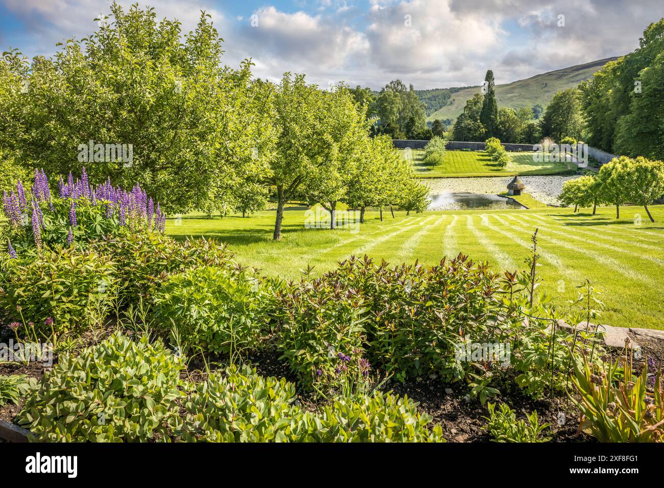 Geografie / Reise, Großbritannien, Schottland, Hercules Garden of Blair Castle and Garden, ADDITIONAL-RIGHTS-CLEARANCE-INFO-NOT-AVAILABLE Stockfoto