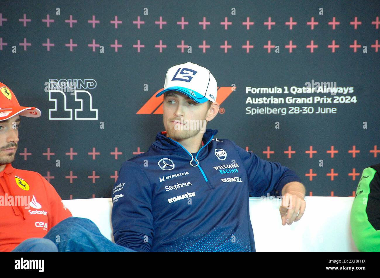 27.06.2024, Red Bull Ring, Spielberg, Formel 1 großer Preis von Österreich 2024, Foto Logan Sargeant (USA), Williams Racing Stockfoto