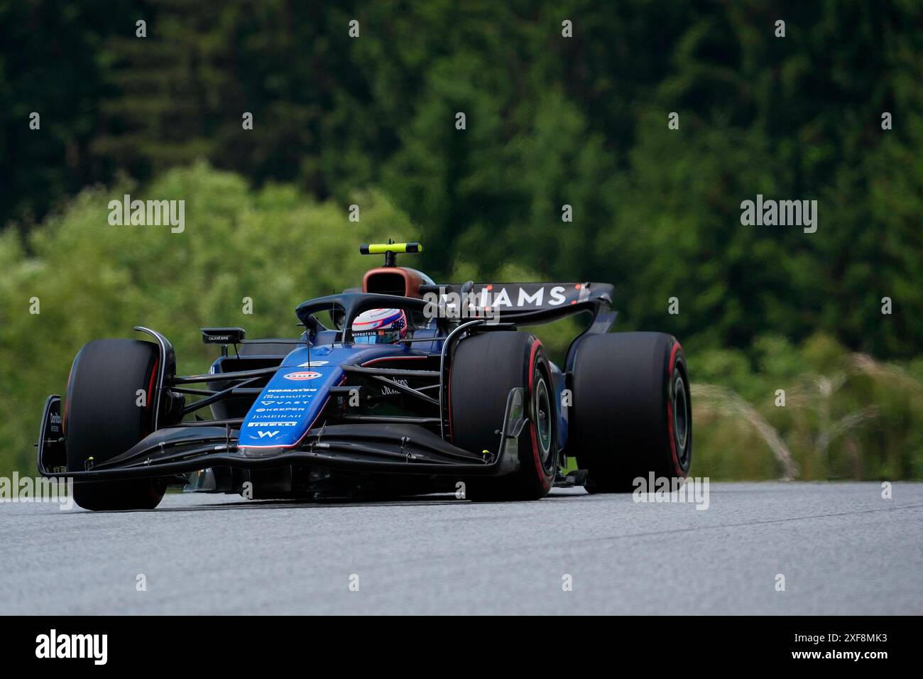 28.06.2024, Red Bull Ring, Spielberg, Formel 1 großer Preis von Österreich 2024, Foto Logan Sargeant (USA), Williams Racing Stockfoto