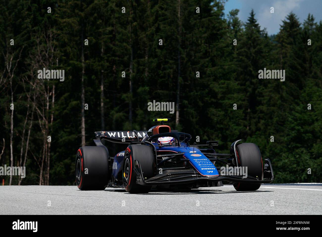 28.06.2024, Red Bull Ring, Spielberg, Formel 1 großer Preis von Österreich 2024, Foto Logan Sargeant (USA), Williams Racing Stockfoto