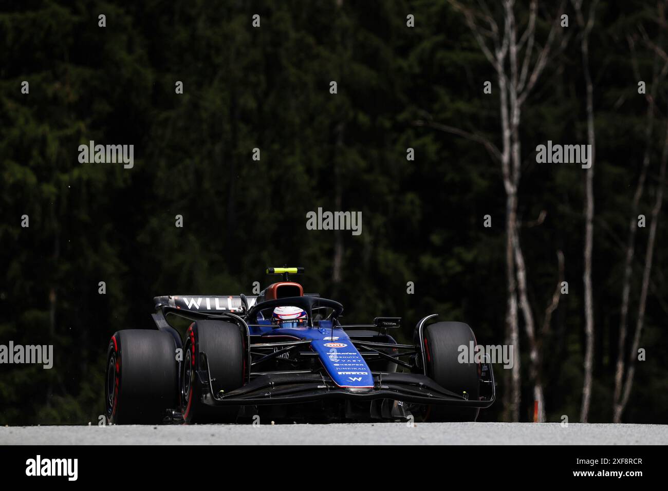 #2 Logan Sargeant (USA, Williams Racing), Formel 1 Grand Prix von Österreich auf dem Red Bull Ring am 28. Juni 2024 in Spielberg, Österreich. (Foto: HOCH ZWEI) Stockfoto