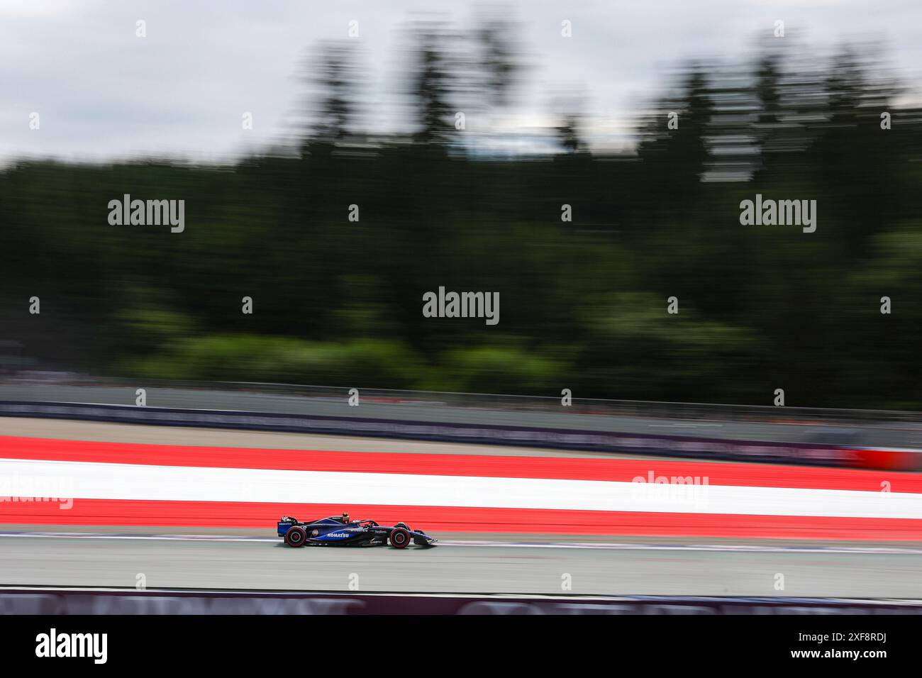 #2 Logan Sargeant (USA, Williams Racing), Formel 1 Grand Prix von Österreich auf dem Red Bull Ring am 28. Juni 2024 in Spielberg, Österreich. (Foto: HOCH ZWEI) Stockfoto