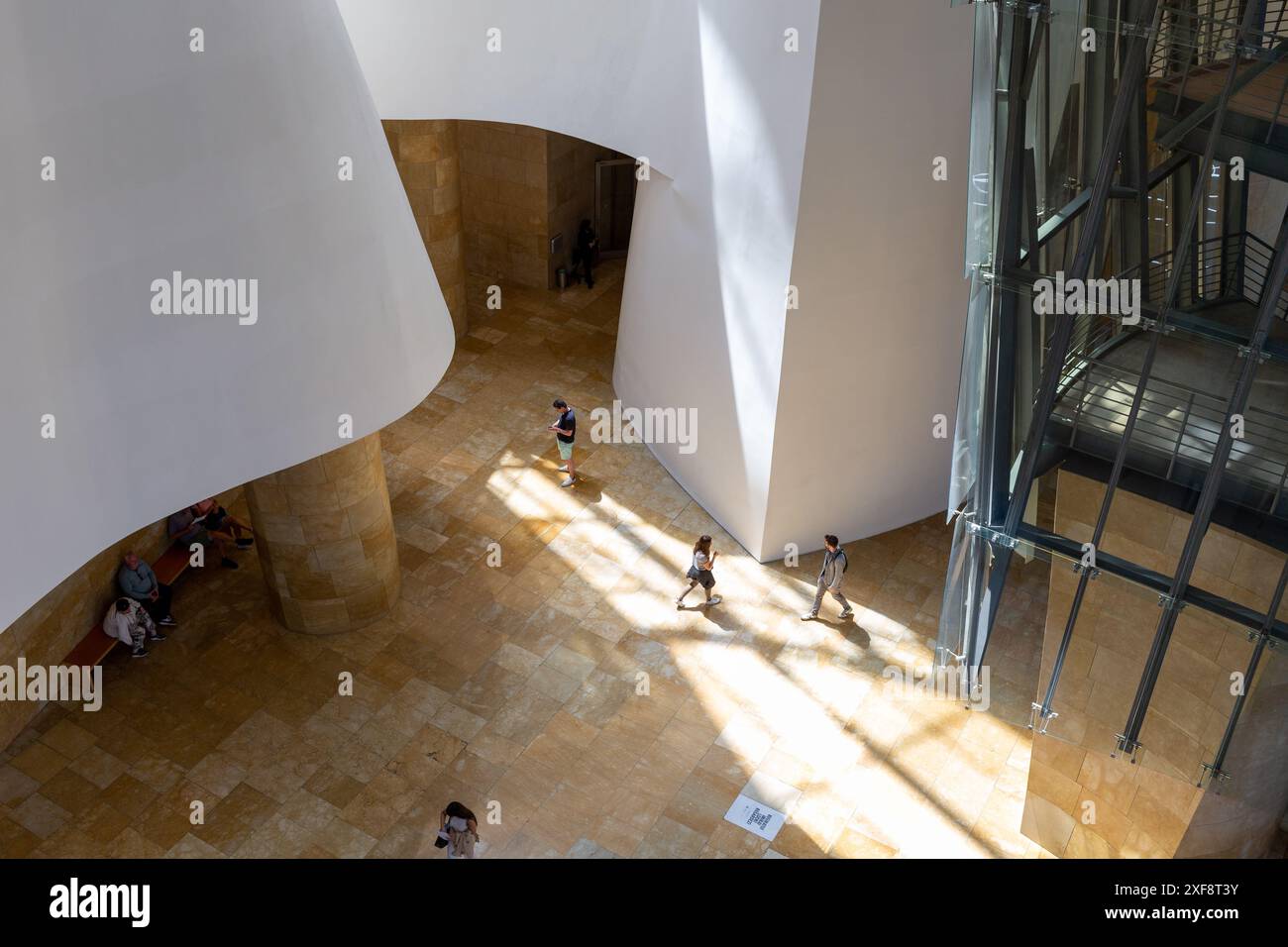 Das Guggenheim Museum Bilbao Stockfoto