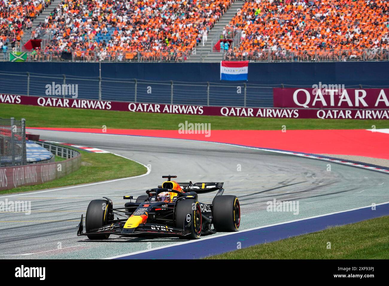 30.06.2024, Red Bull Ring, Spielberg, Formel 1 großer Preis von Österreich 2024, Foto Max Verstappen (NLD), Oracle Red Bull Racing Stockfoto