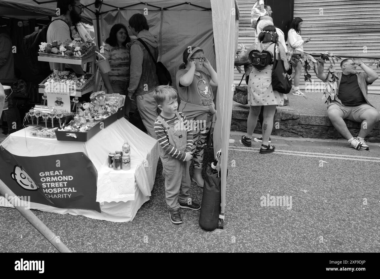 MAZEY DAY GOLOWAN FESTIVAL PENZANCE CORNWALL Stockfoto