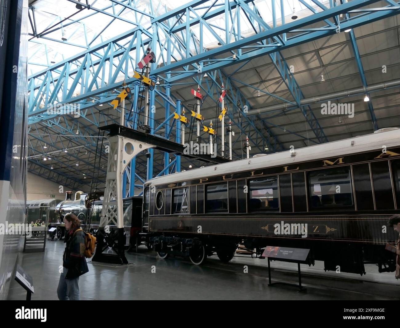 Eisenbahnmuseum York 2023 Stockfoto