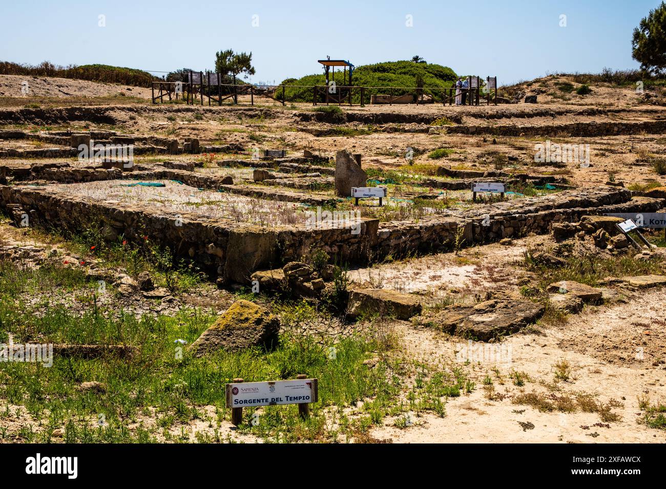Geographie / Reise, Italien, Sizilien, Mozia, Tempelschutt von Kothon, ADDITIONAL-RIGHTS-CLEARANCE-INFO-NOT-AVAILABLE Stockfoto