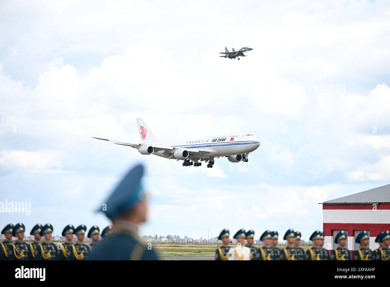 Astana. Juli 2025. Dieses Foto vom 2. Juli 2025 zeigt einen