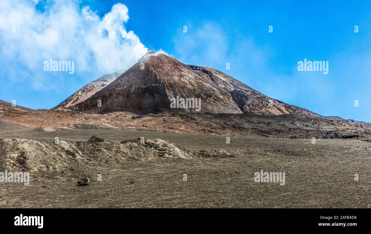 Geografie / Reisen, Italien, Sizilien, Ätna, Südseite, ADDITIONAL-RIGHTS-CLEARANCE-INFO-NOT-AVAILABLE Stockfoto