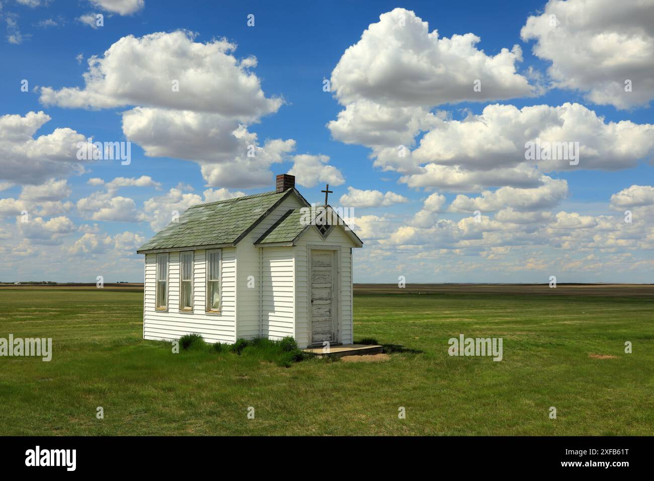 Geografie / Reise, Kanada, Saskatchewan, Leader, Little St. John's Church, ADDITIONAL-RIGHTS-CLEARANCE-INFO-NOT-AVAILABLE Stockfoto