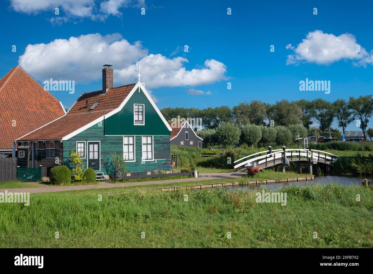 Geographie / Reise, Niederlande, ländliche Szene in Zaanse Schans Freilichtmuseum, Zaandam, Nordholland, ADDITIONAL-RIGHTS-CLEARANCE-INFO-NOT-AVAILABLE Stockfoto