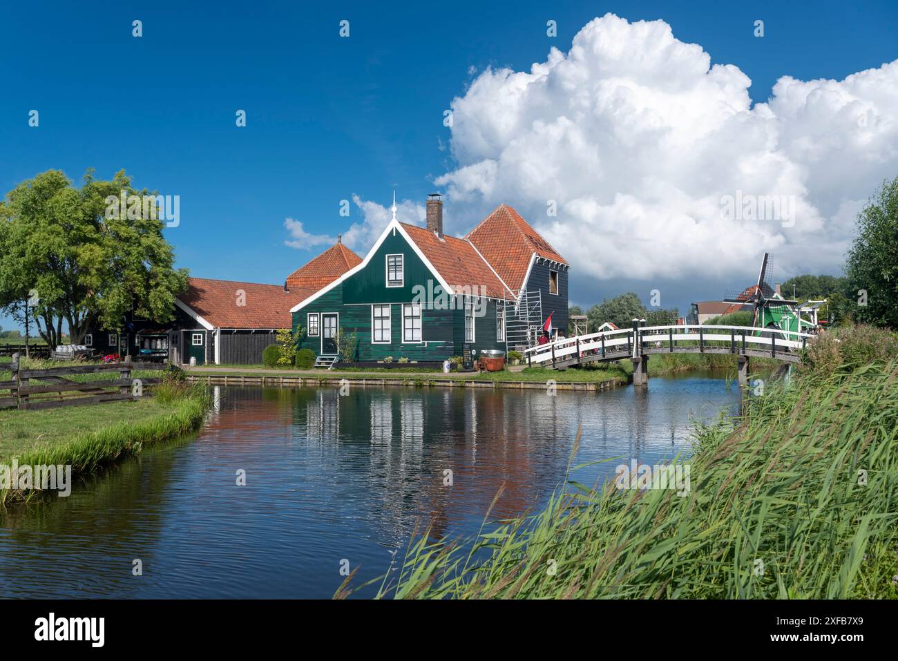 Geographie / Reise, Niederlande, ländliche Szene in Zaanse Schans Freilichtmuseum, Zaandam, Nordholland, ADDITIONAL-RIGHTS-CLEARANCE-INFO-NOT-AVAILABLE Stockfoto