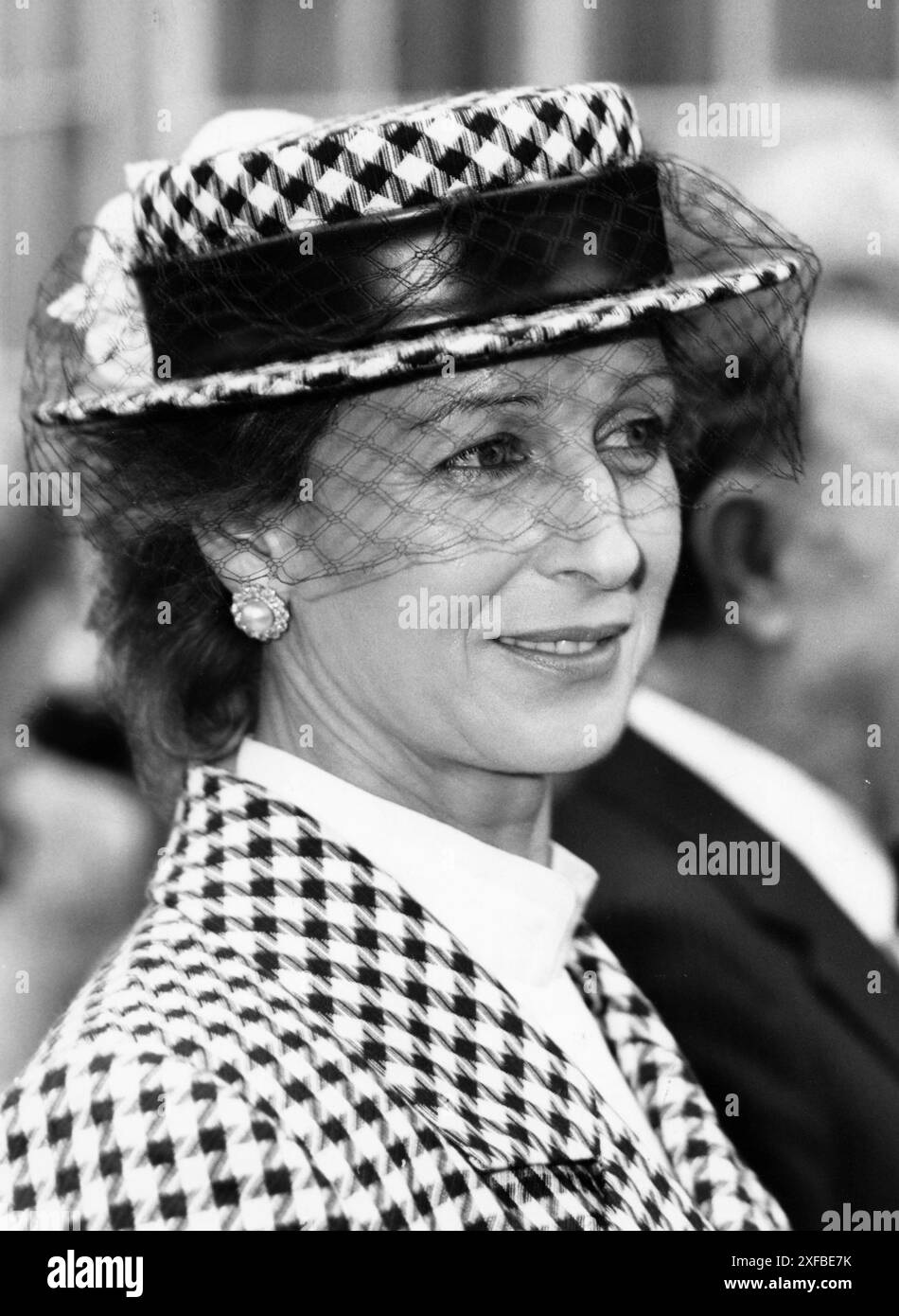 Anni' 80 Londra Archivio Storico Olycom/LaPresse Alexandra di Kent, coniugata Ogilvy (nome completo Alexandra Helen Elizabeth Olga Christabel; Londra, 25 dicembre 1936), è una principessa britannica, in 57ª posizione nella linea di successione al trono. Nella Foto: Alexandra di Kent cugina della Regina Elisabetta II Credit: LaPresse/Alamy Live News Stockfoto