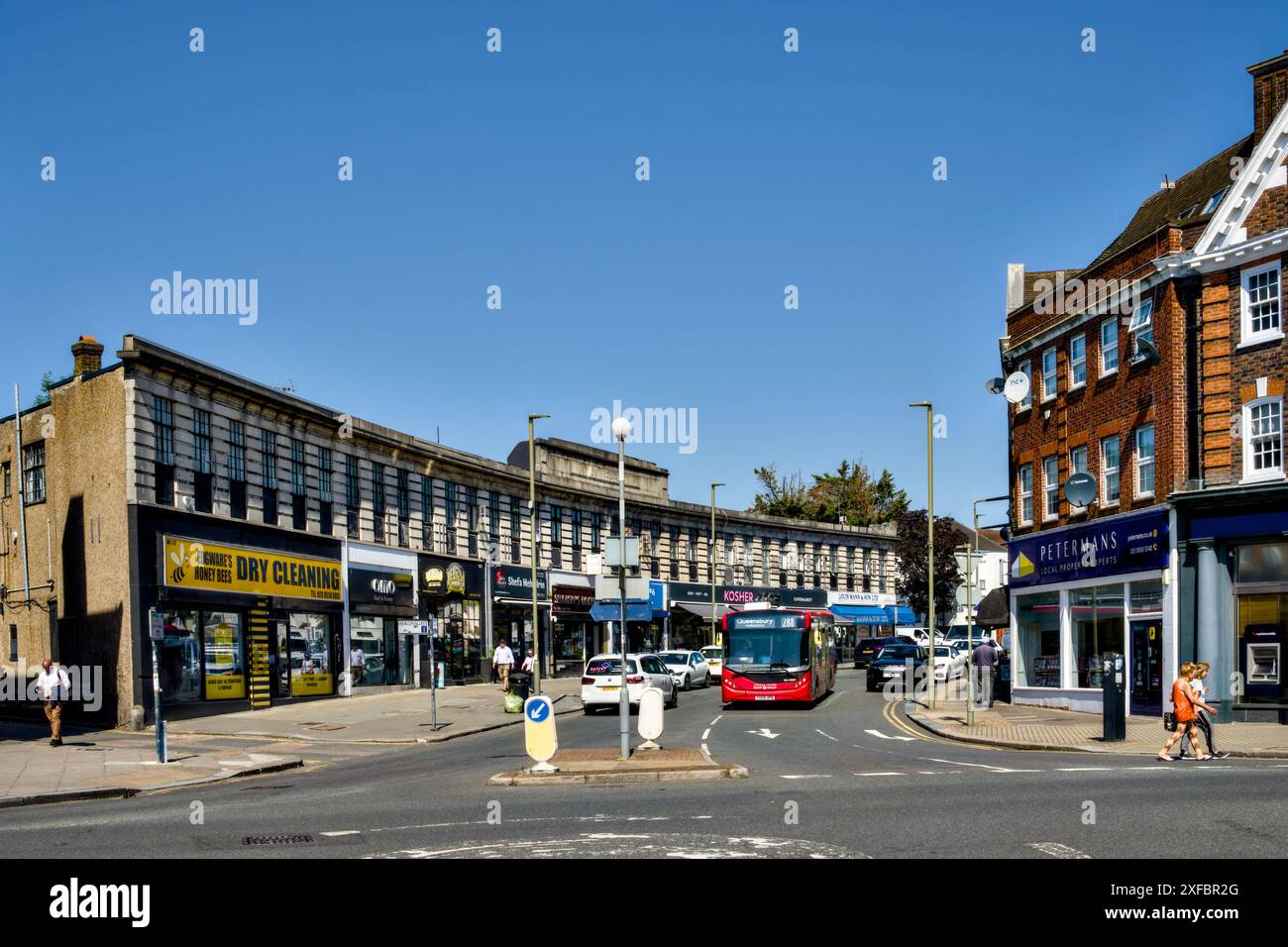 Kings Parade, Edgware, Borough of Barnet, London, England, GROSSBRITANNIEN Stockfoto