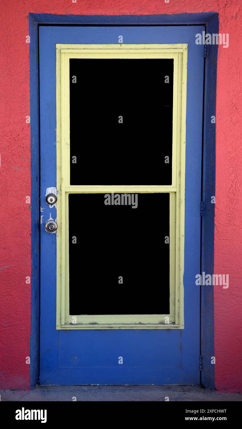 Door, Matlacha, Florida, USA Stockfoto