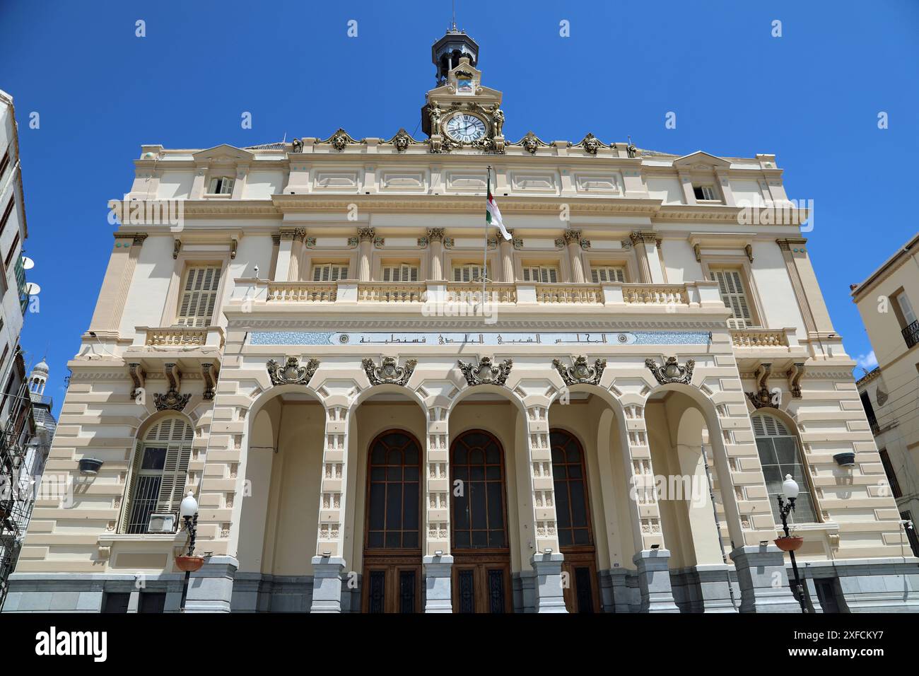 Das Rathaus von Konstantin im Nordosten Algeriens Stockfoto