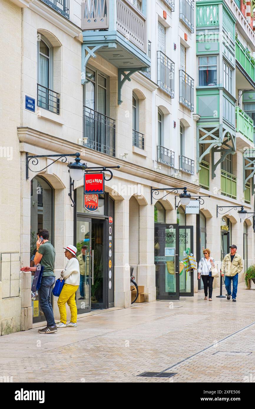 Frankreich, Gironde, Arcachon, das Herz der Stadt, Stadtzentrum komplett umgebaut und 2012 fertiggestellt Stockfoto