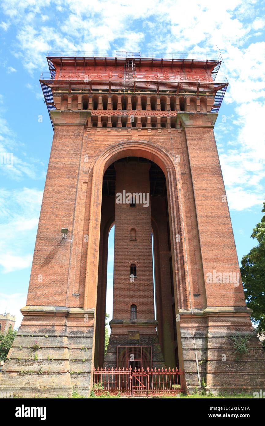 Balkerne Wasserturm Colchester Jumbo Wasserturm Essex viktorianischer Wasserturm 1883 Backsteinturm Stockfoto