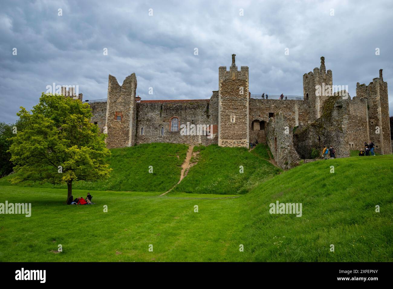 Framingham Castle Suffolk England Stockfoto