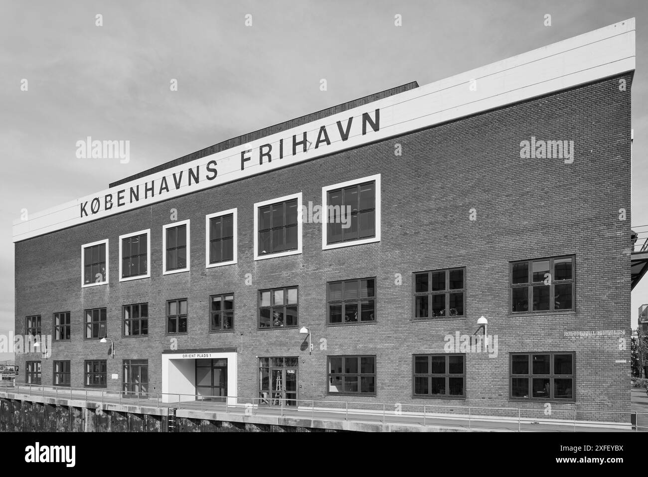 Pakhus 54, gebaut für Det Østasiatiske Kompagni (Ostasiatische Gesellschaft) im Jahr 1953; Sundmolen, Kopenhagen, Dänemark Stockfoto