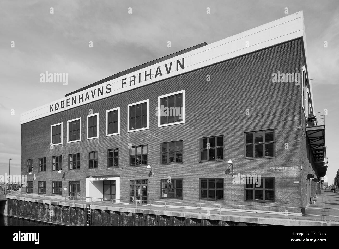 Pakhus 54, gebaut für Det Østasiatiske Kompagni (Ostasiatische Gesellschaft) im Jahr 1953; Sundmolen, Kopenhagen, Dänemark Stockfoto