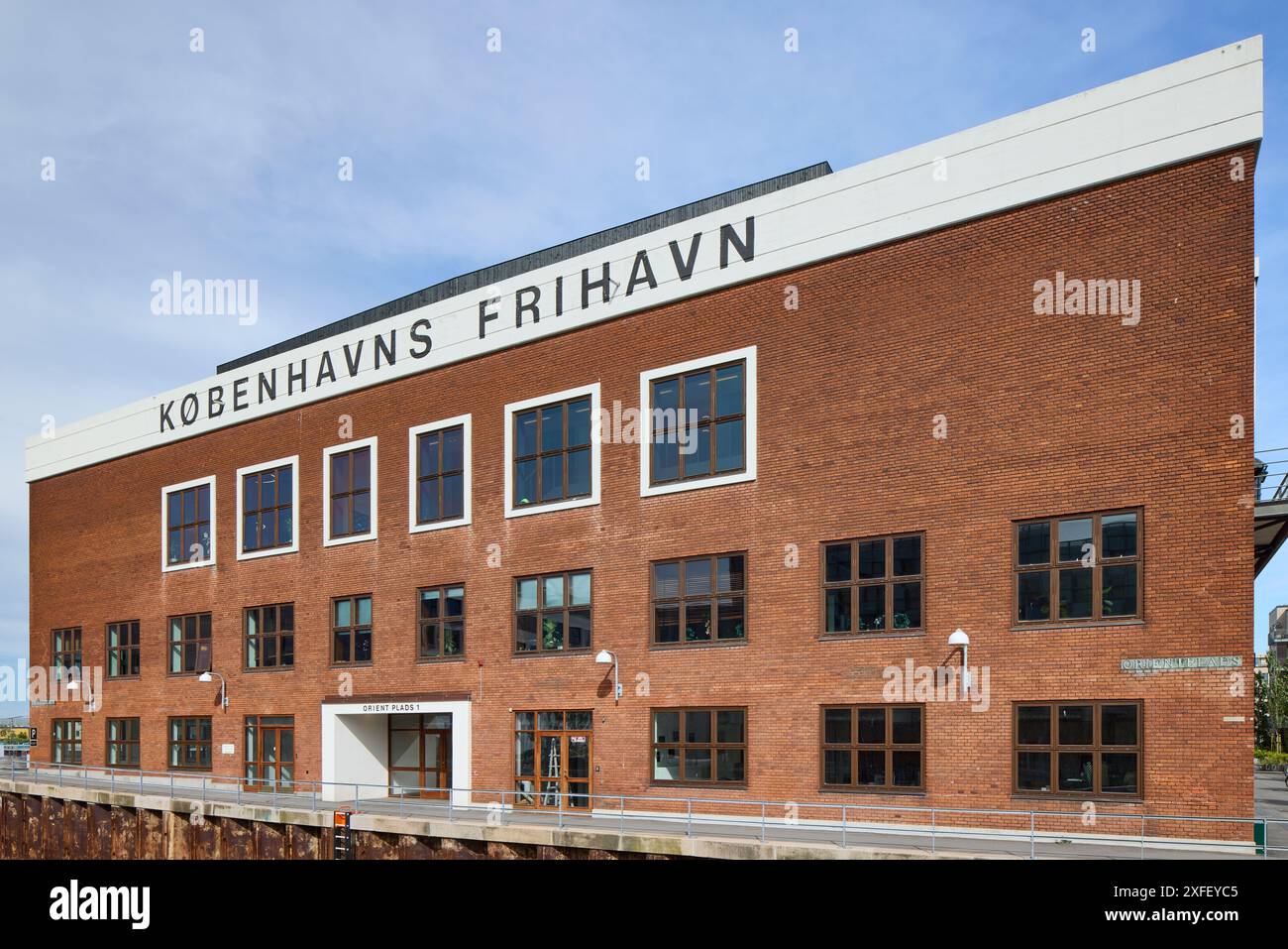 Pakhus 54, gebaut für Det Østasiatiske Kompagni (Ostasiatische Gesellschaft) im Jahr 1953; Sundmolen, Kopenhagen, Dänemark Stockfoto