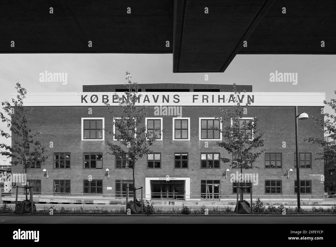 Pakhus 54, gebaut für Det Østasiatiske Kompagni (Ostasiatische Gesellschaft) im Jahr 1953; Sundmolen, Kopenhagen, Dänemark Stockfoto