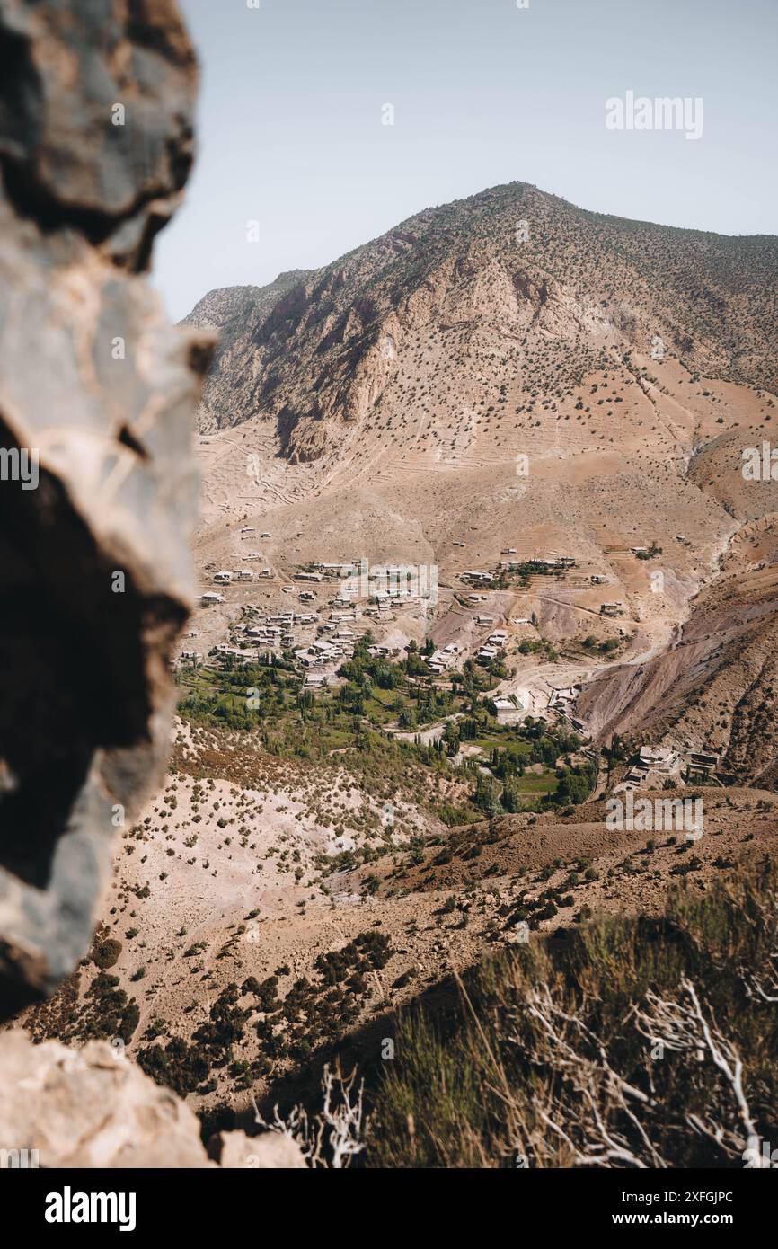 Taghia zawyat Ahansal - Tadla Azilal Marokko. Stockfoto