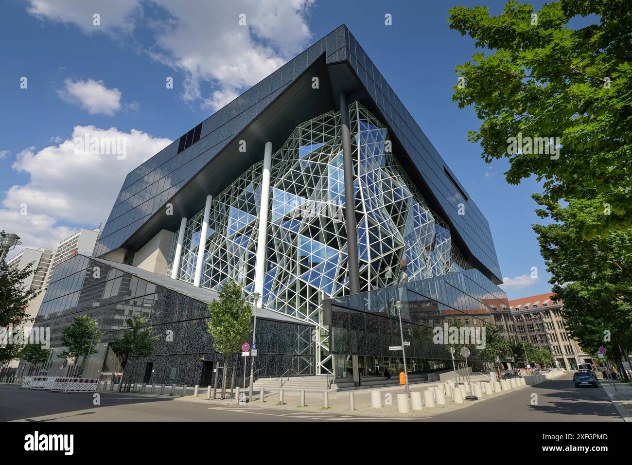 Neubau Springer-Verlag, Axel-Springer-Straße, Zimmerstraße, Kreuzberg, Friedrichshain-Kreuzberg, Berlin, Deutschland Stockfoto