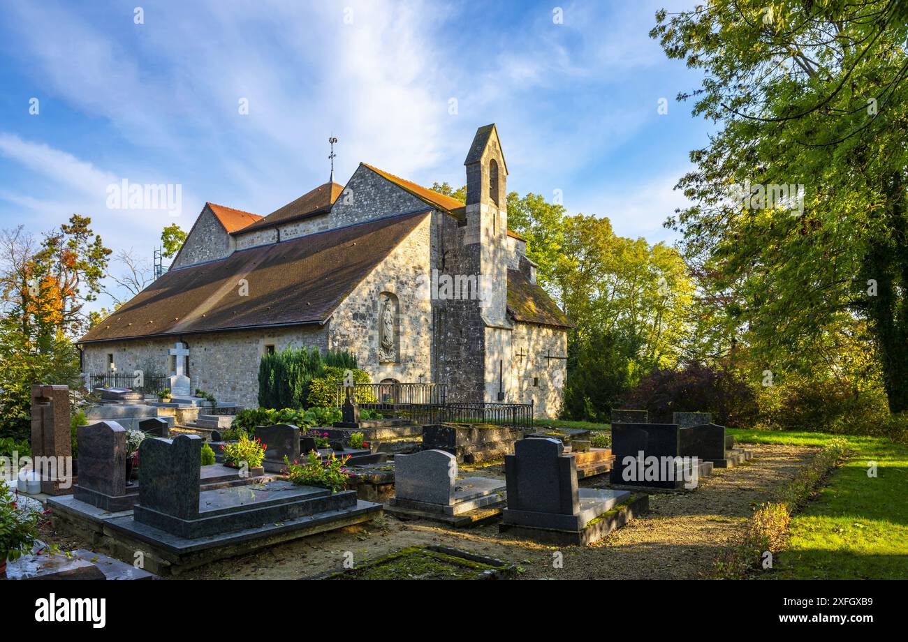Chapelle Saint-Lié in der Champagne Stockfoto