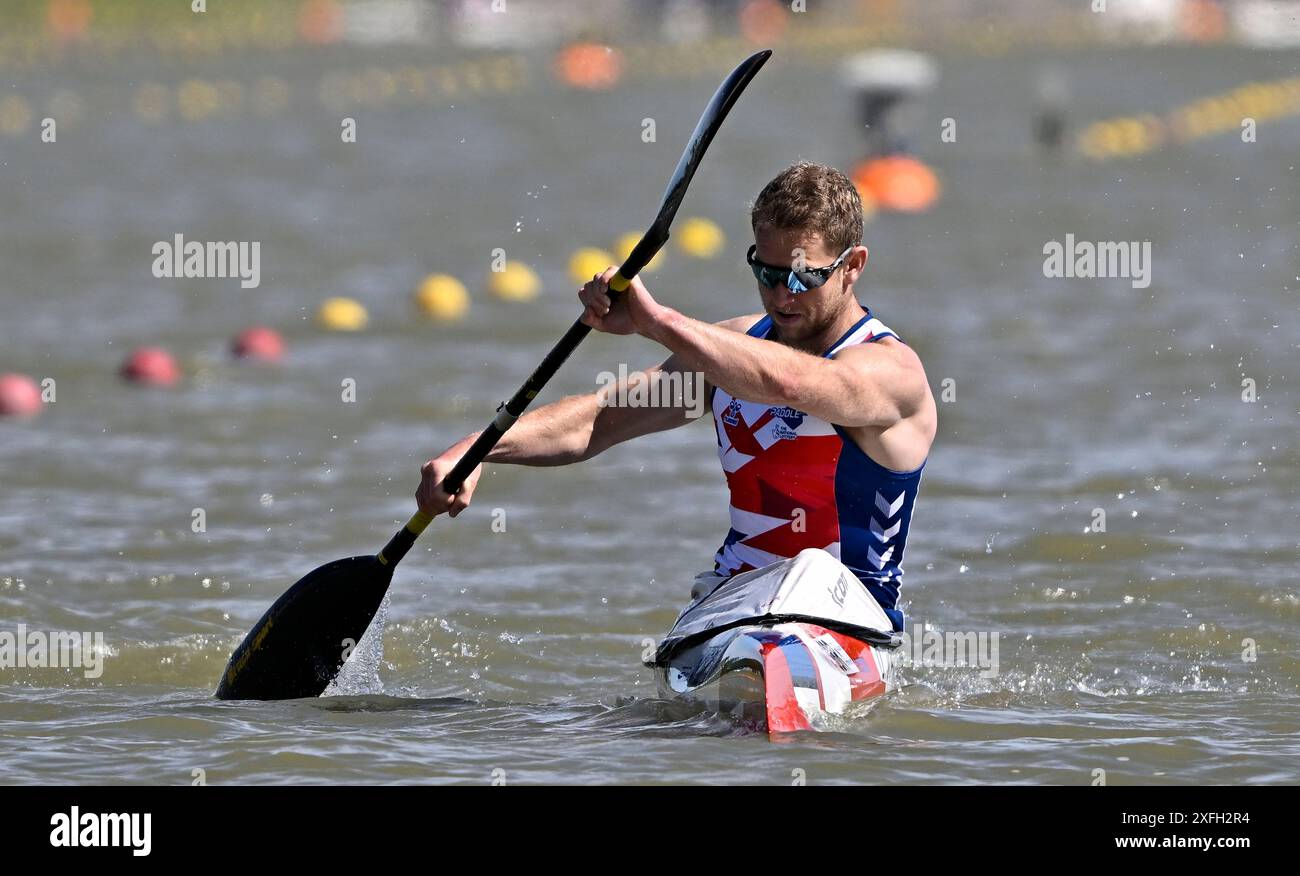 Szeged. Ungarn. Mai 2024. Die ICF 2024 Canoe Sprint World Cup und