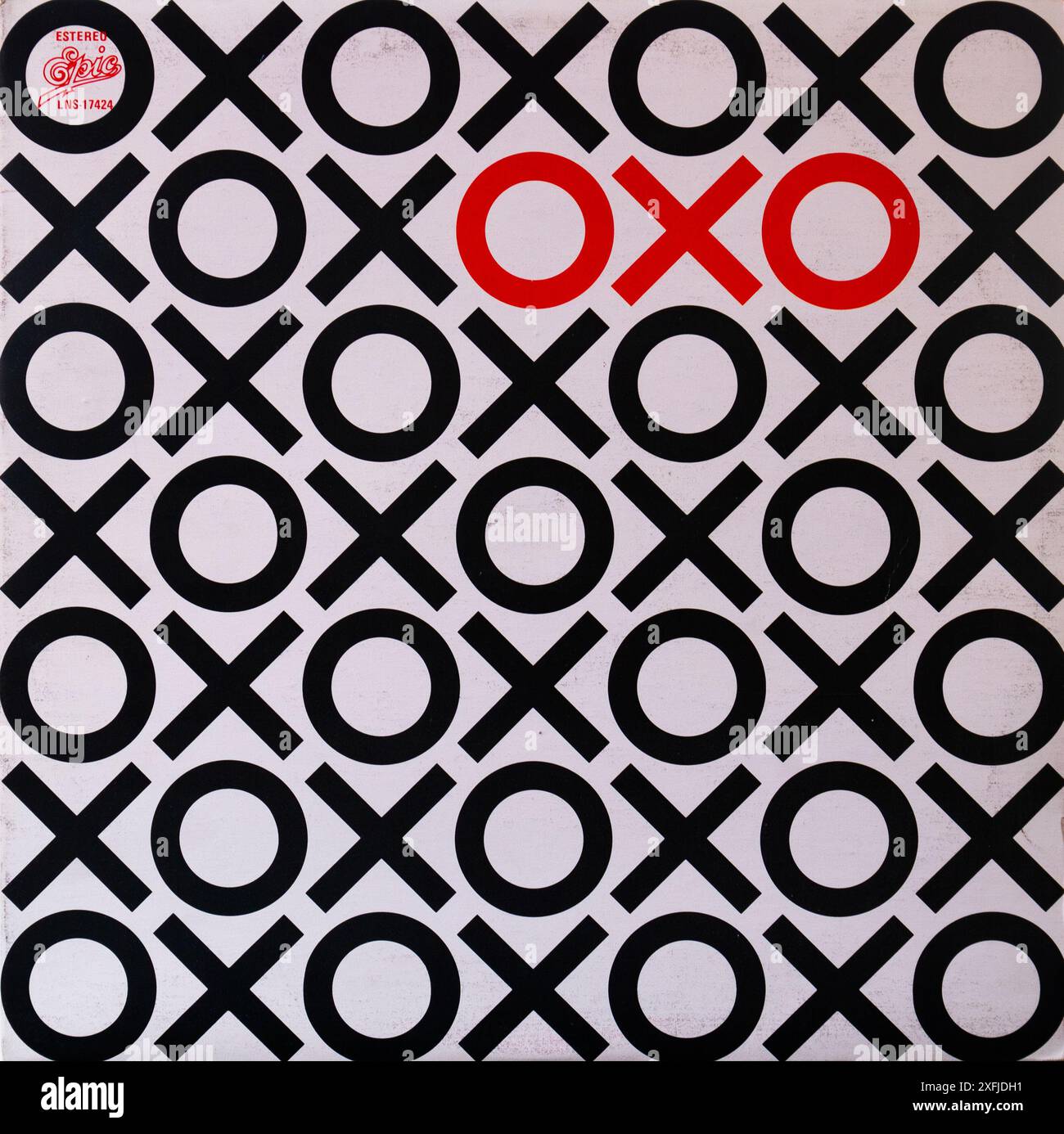 Vintage-Plattencover OXO Stockfoto