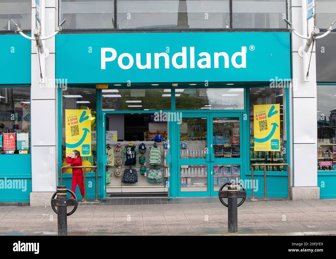 Aberdeen 2. Juli 2024, Poundland in Aberdeen Stockfoto