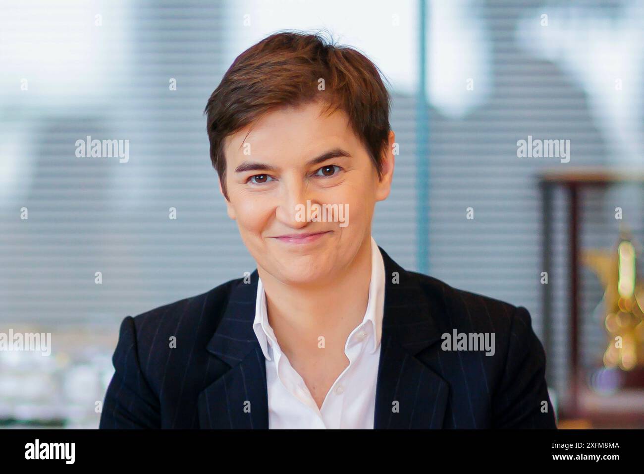 ANA Brnabic, Präsident der Nationalversammlung der Republik Serbien. Berlin, 4. Juli 2024. Stockfoto