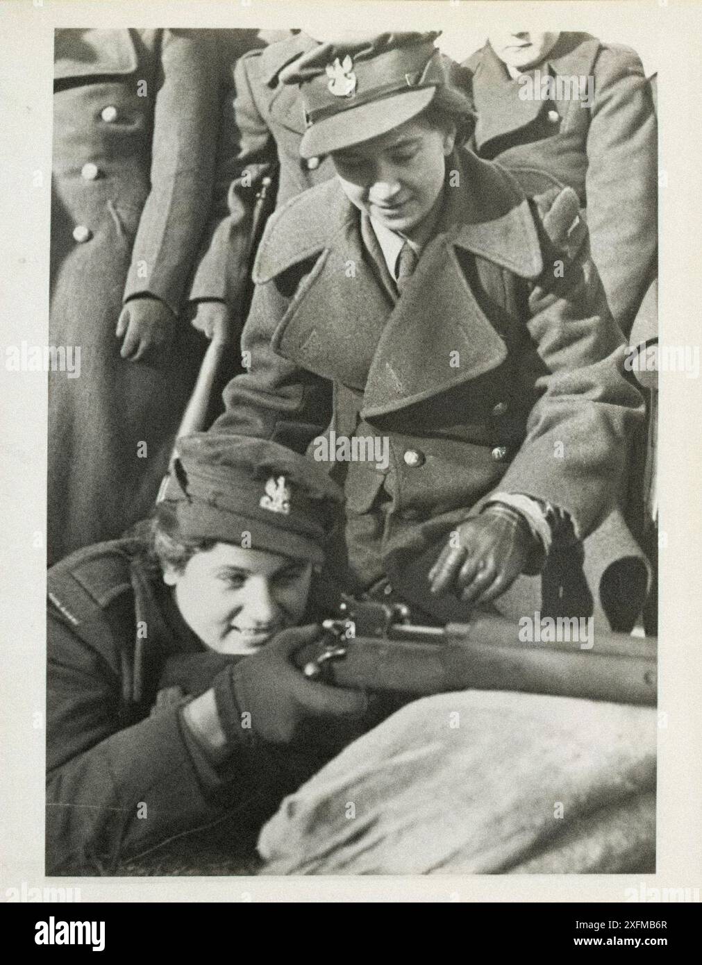 Polnisches Hilfskorps der Frauen aus Russland, Ausbildung in England. 1944 Stockfoto