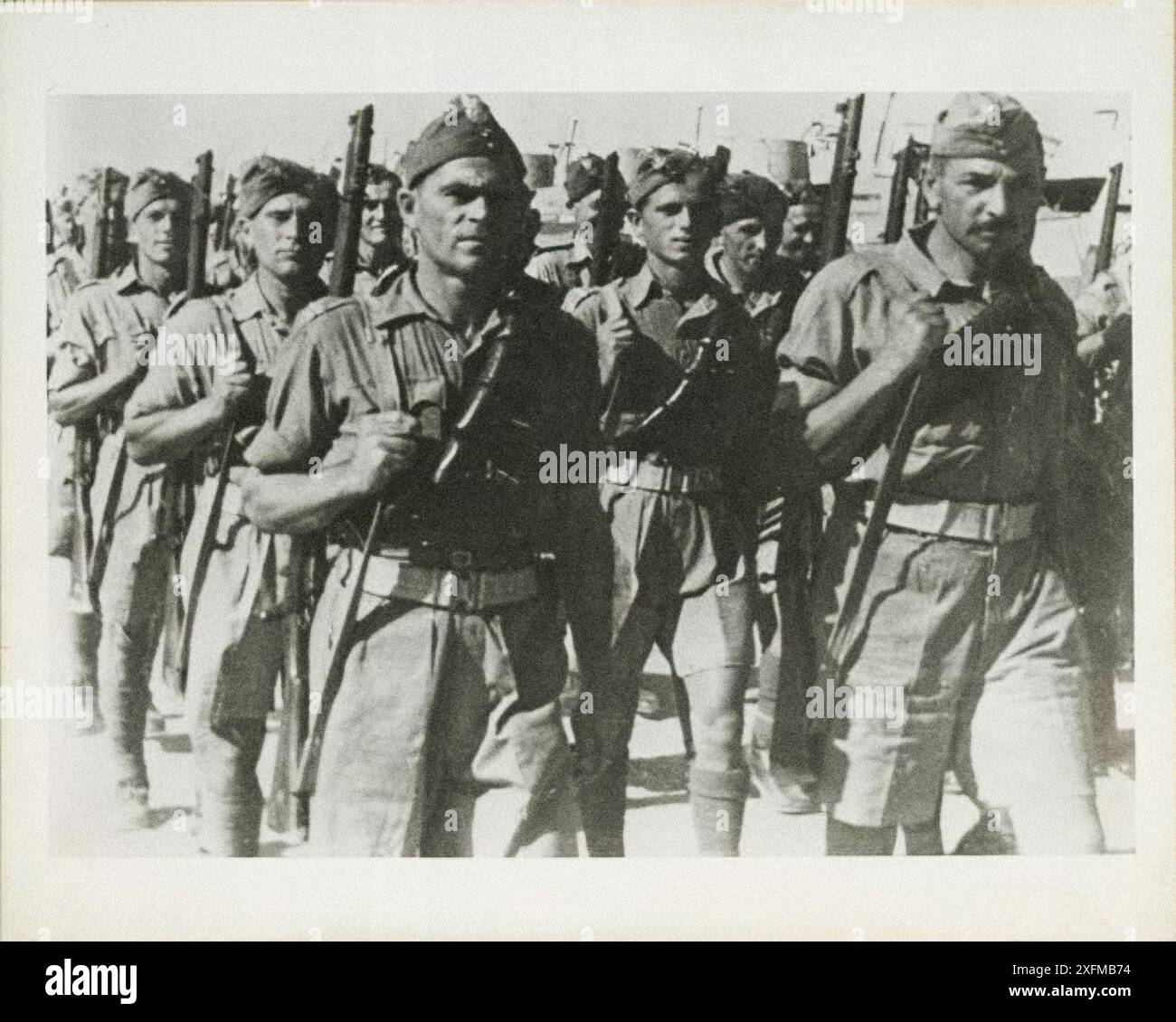 2. Weltkrieg polnische Armee im Iran. 1943 Stockfoto