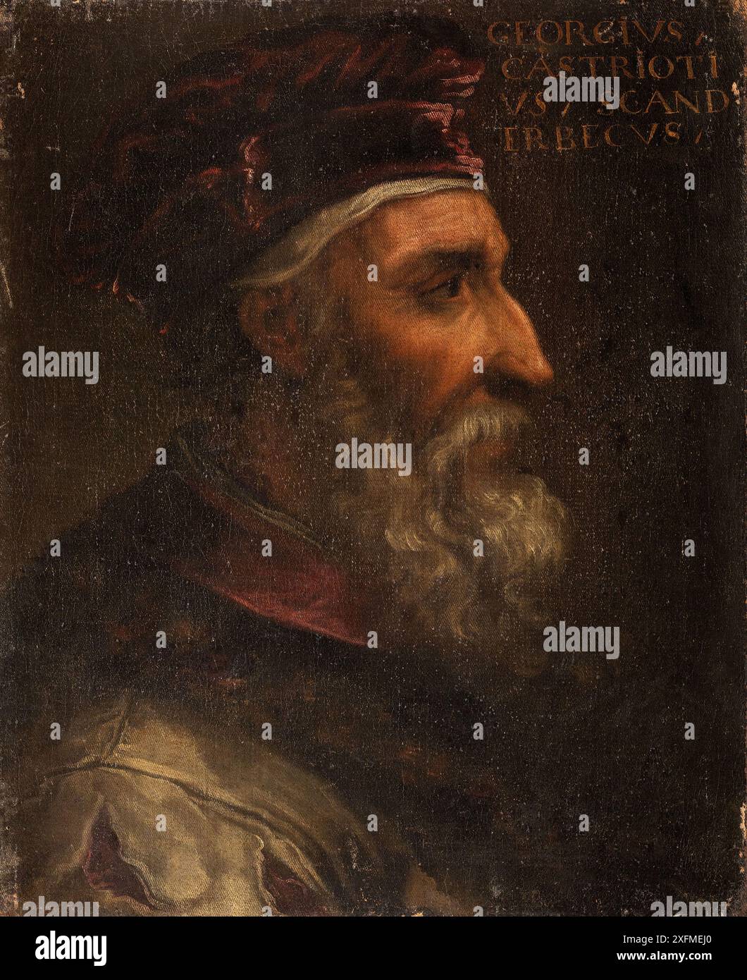 Georg Kastriota Skanderbeg (1403-1468). Museum: PRIVATE SAMMLUNG. Autor: Palma il Giovane, Jacopo, der Jüngere. Stockfoto
