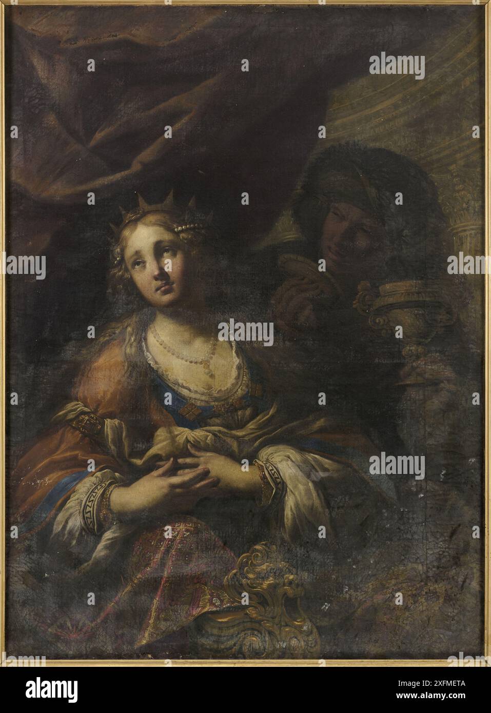 Artemisia und Mausolus. Museum: PRIVATE SAMMLUNG. Autor: Girolamo Scaglia. Stockfoto