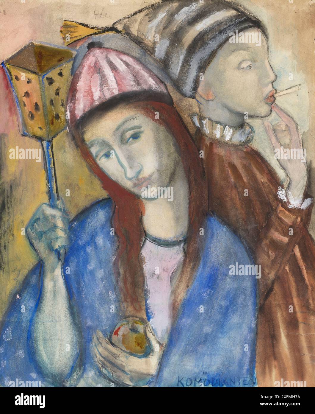 Comedians. Museum: PRIVATE SAMMLUNG. Verfasserin: ANITA REE. Stockfoto