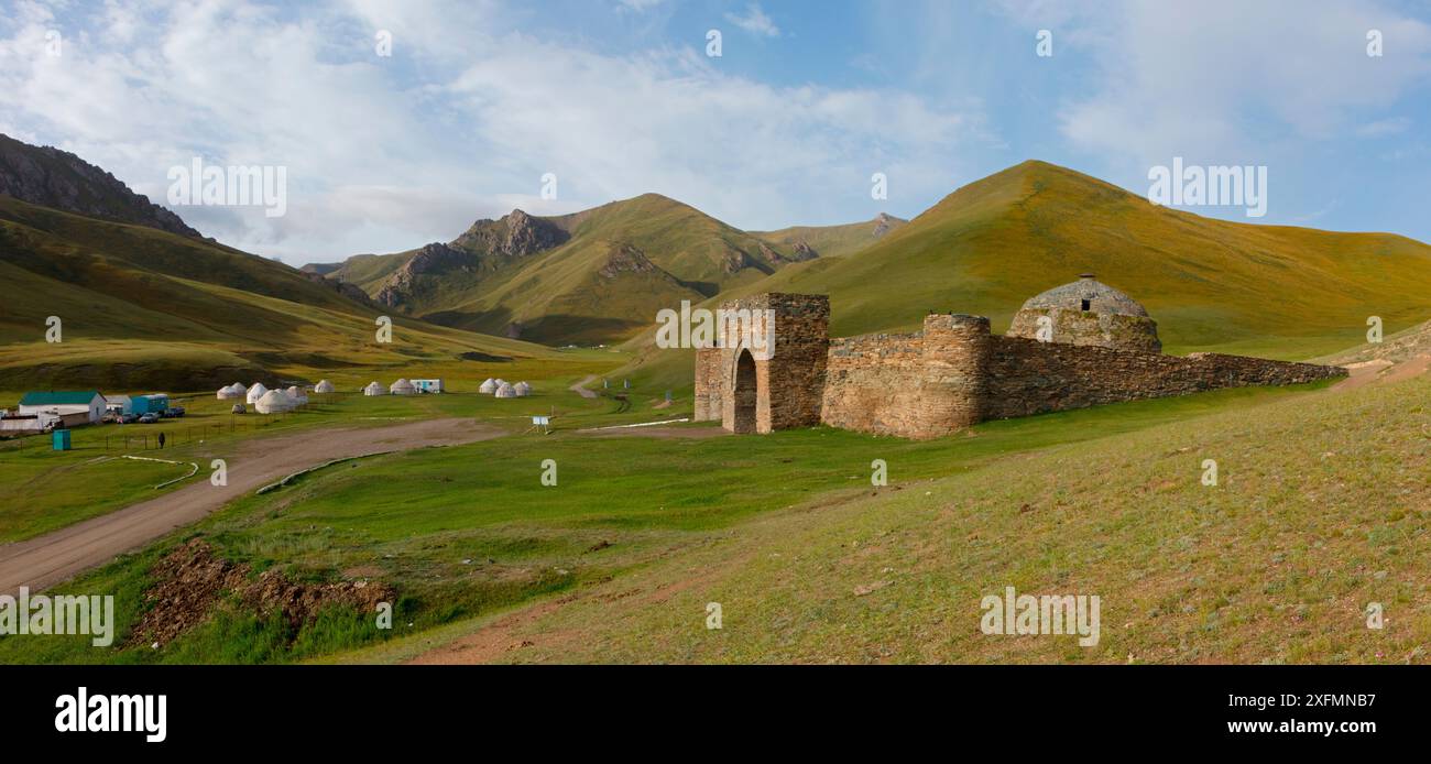 Die Tash Rabat. Kirgisistan. Stockfoto