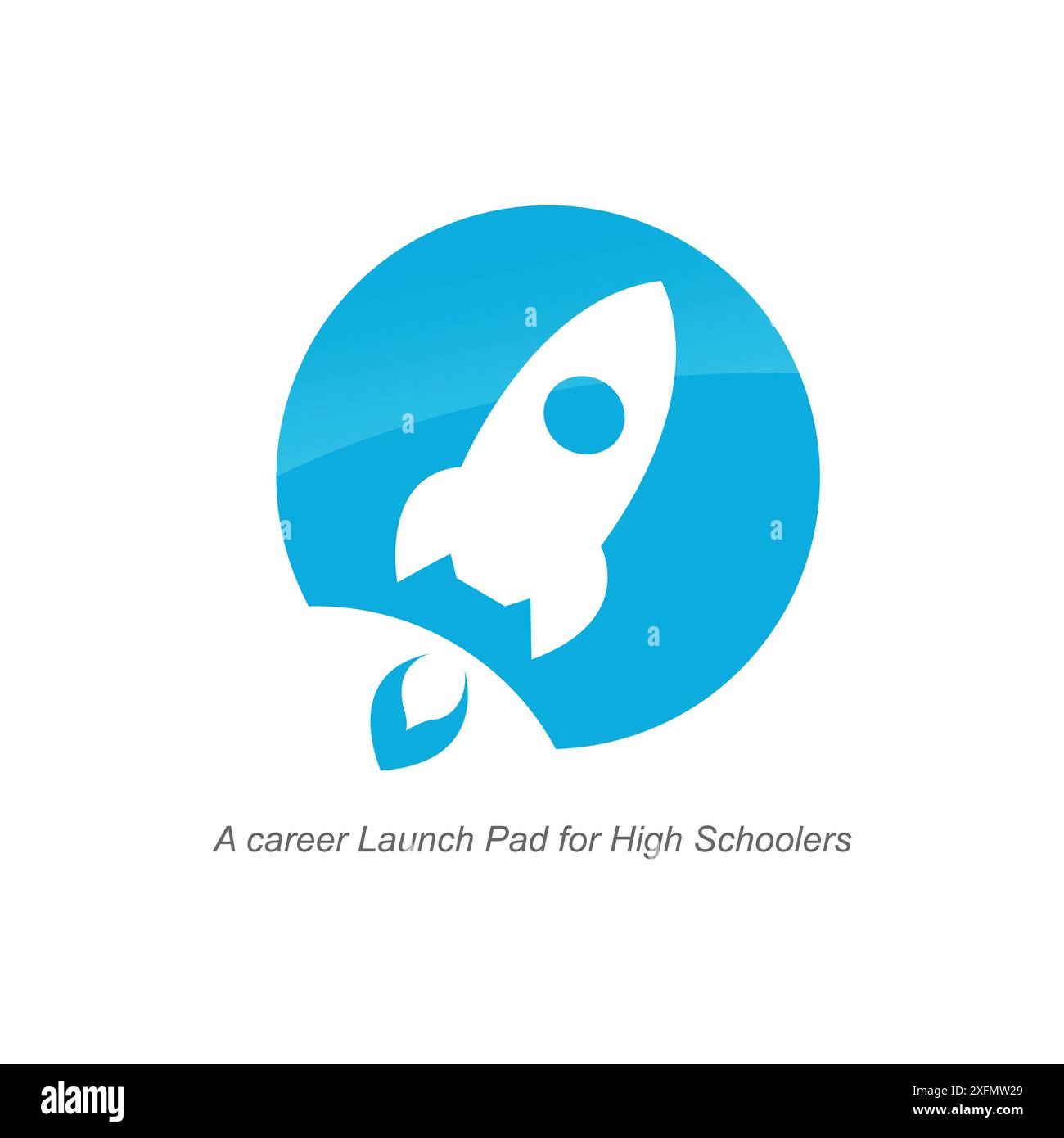 Kreatives und modernes Raketenlogo Raumschiff Launch Template Vektor Design Stock Vektor