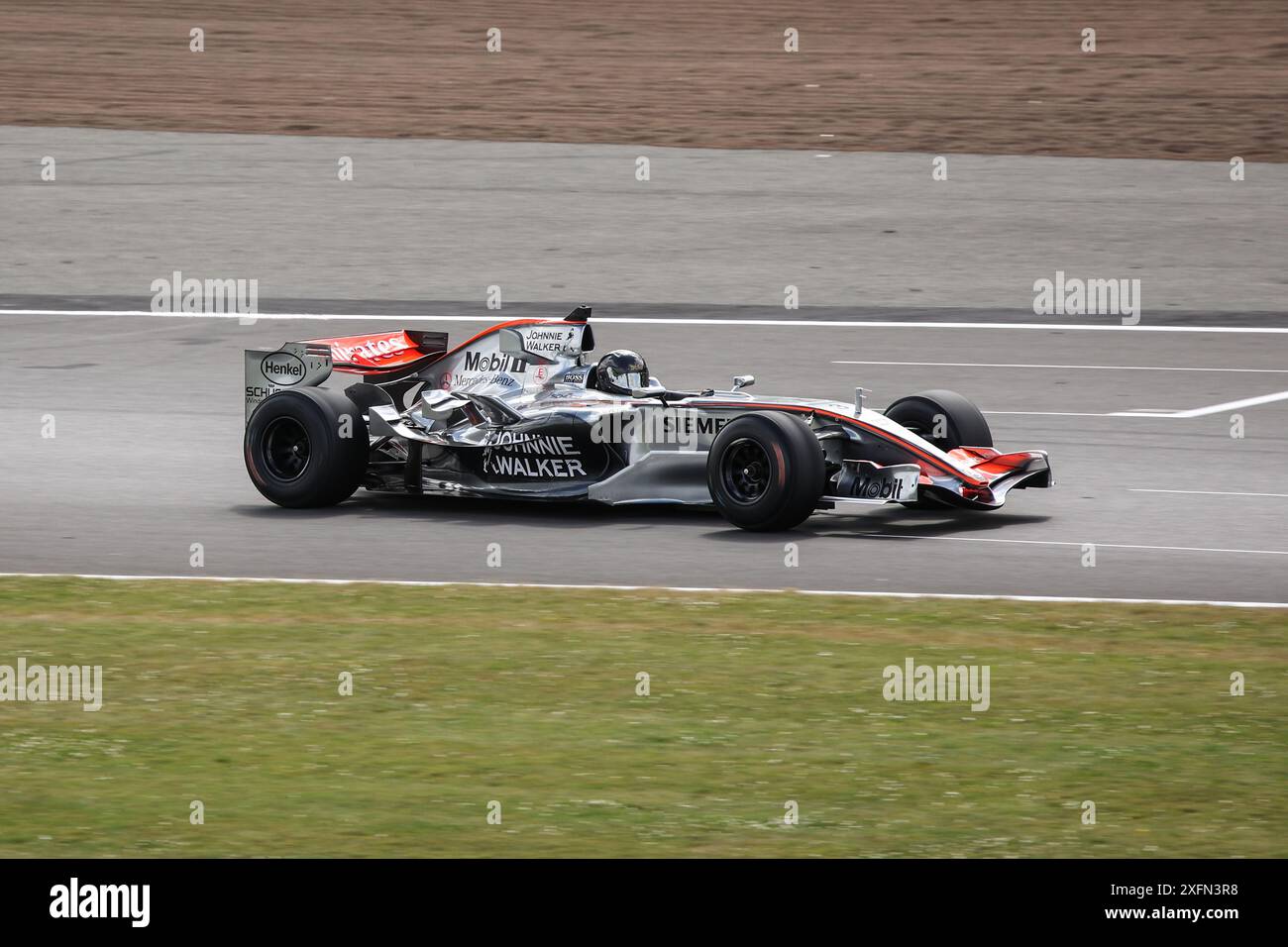 McLaren MP4-21 während des Formel 1 Qatar Airways British Grand Prix 2024, 12. Runde der Formel-1-Weltmeisterschaft 2024 vom 5. Bis 7. Juli 2024 auf dem Silverstone Circuit in Silverstone, Großbritannien Stockfoto