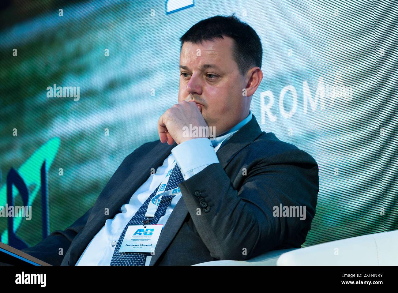 Rom, Italien. Im Foto Francesco Vincenzi (Präsident der ANBI). NUR REDAKTIONELLE VERWENDUNG! NICHT FÜR KOMMERZIELLE ZWECKE! Stockfoto