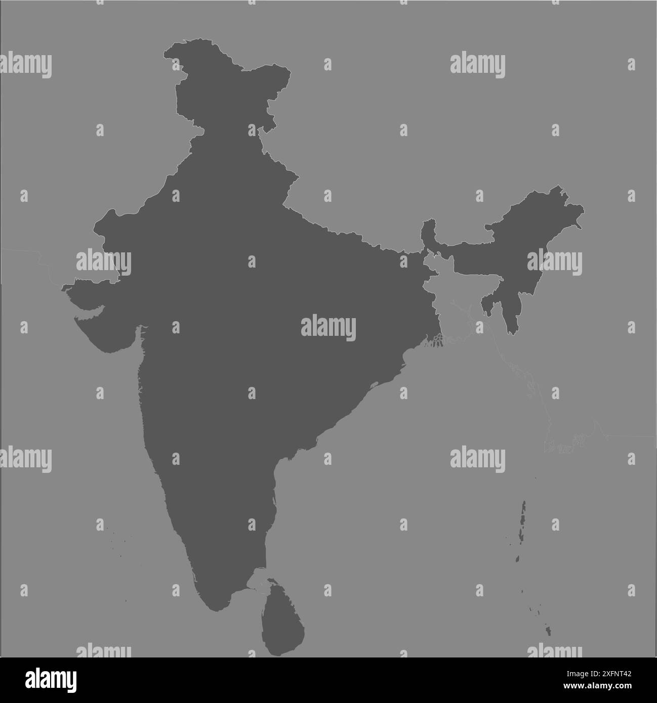 Karte Indien, Farbe der offiziellen Indischen Flagge, Land Indischer atlas Region, Flagge vom 26. Januar, Flagge vom 15. august, patriotischer Slogan Indiens, Tiranga Stock Vektor