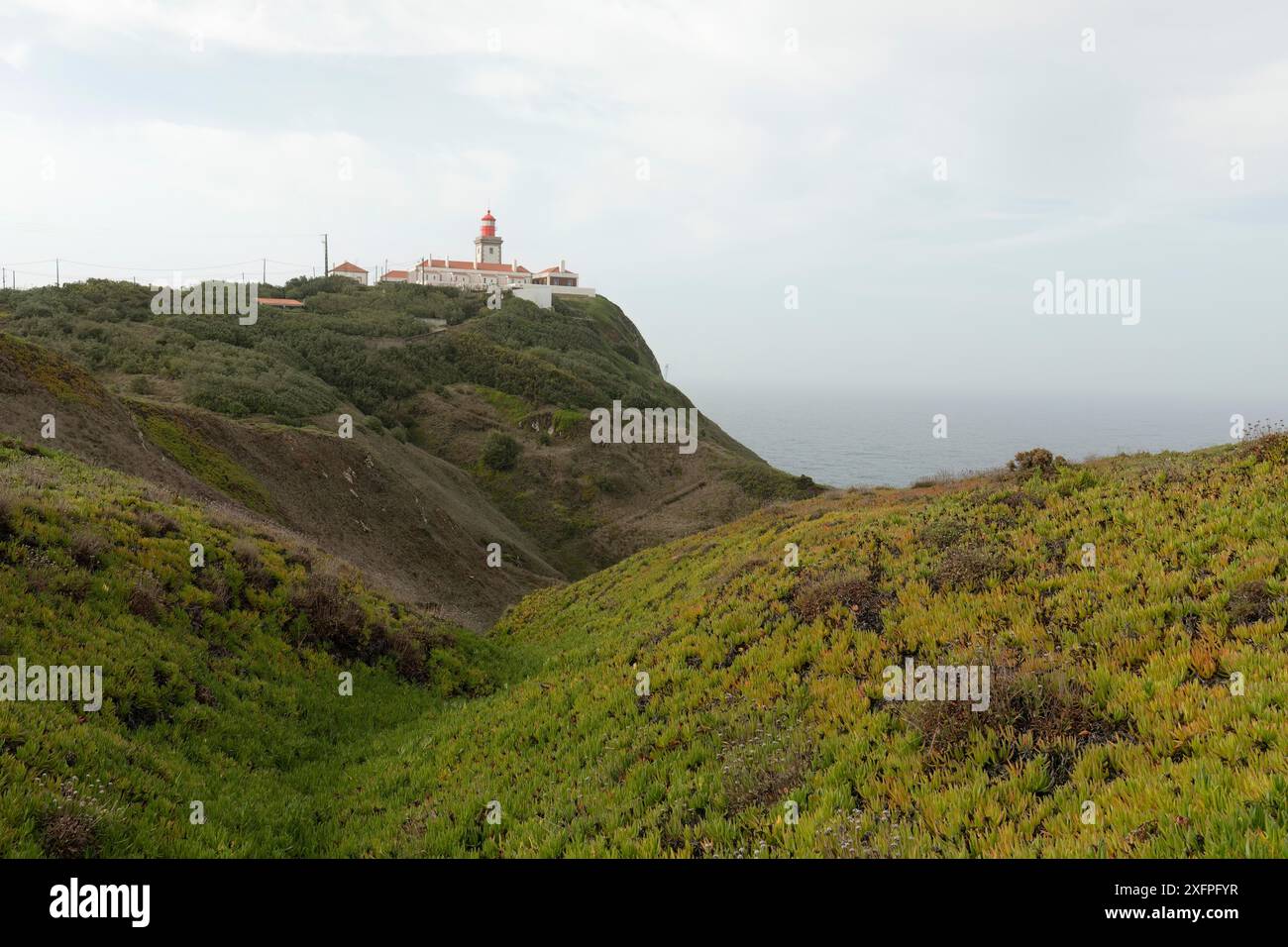 Cabo da Roca Leuchtturm, Portugal Stockfoto