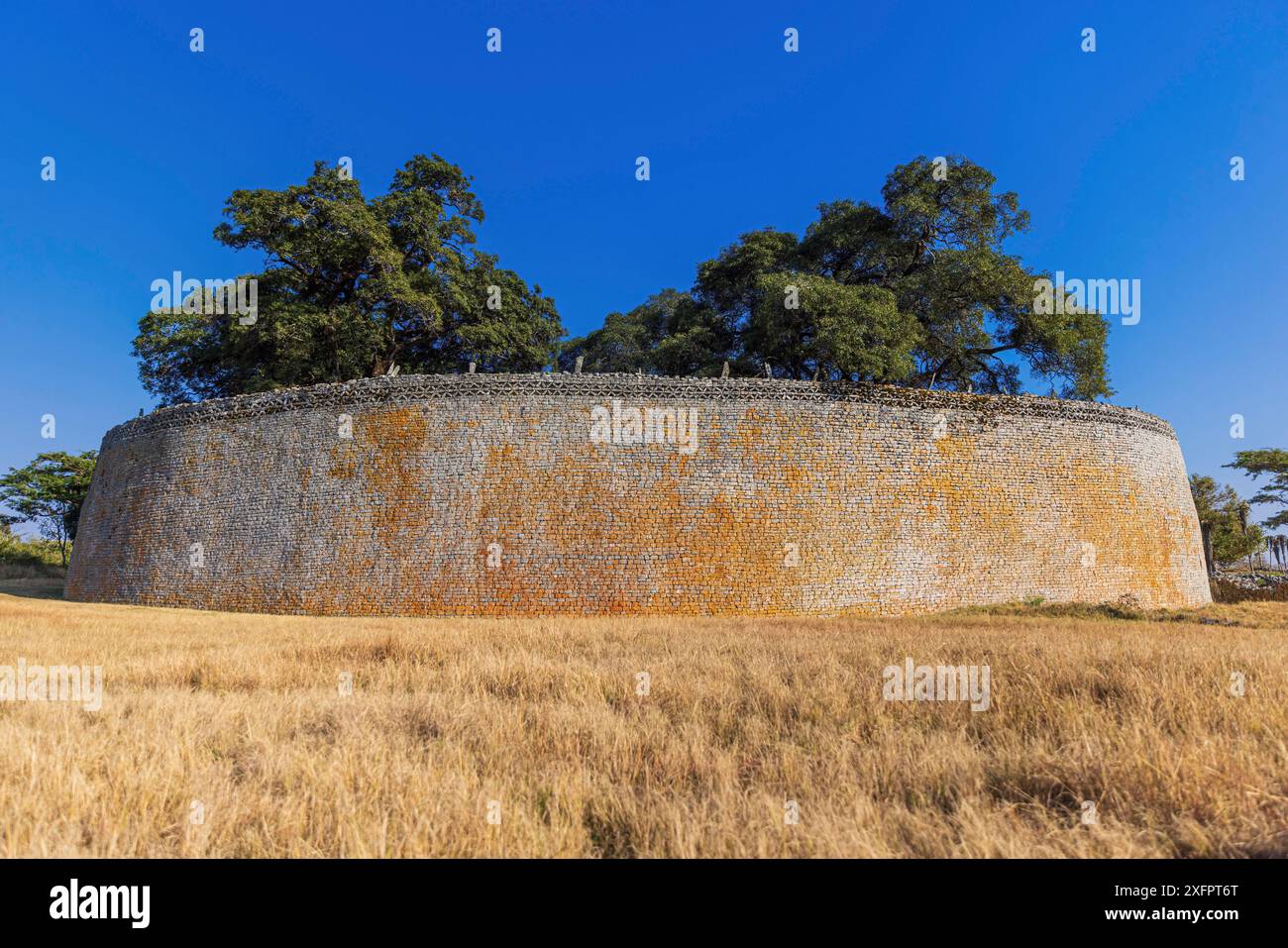 Die Ruinen des Großen Simbabwe in der Nähe von Masvingo in Simbabwe Stockfoto