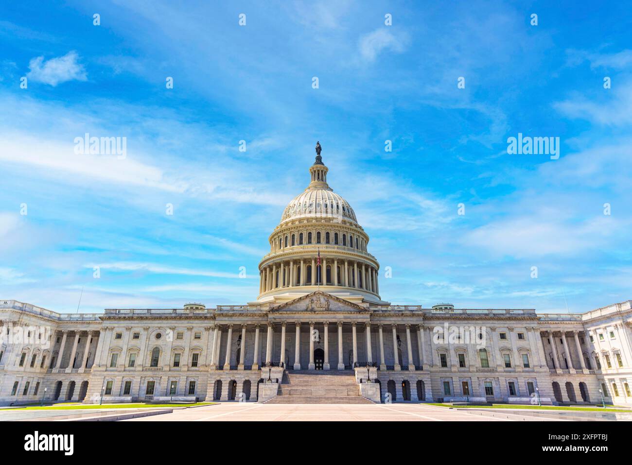 Das Kapitol der Vereinigten Staaten in der Hauptstadt Stockfoto