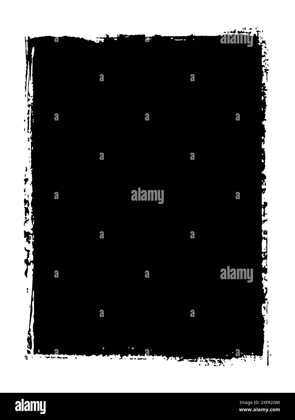 Einfarbige Vektordarstellung von unregelmäßigem und rechteckigem Hintergrund. Stock Vektor